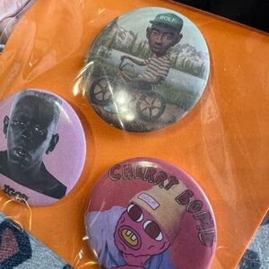 Colorful Tyler the Creator Button Set